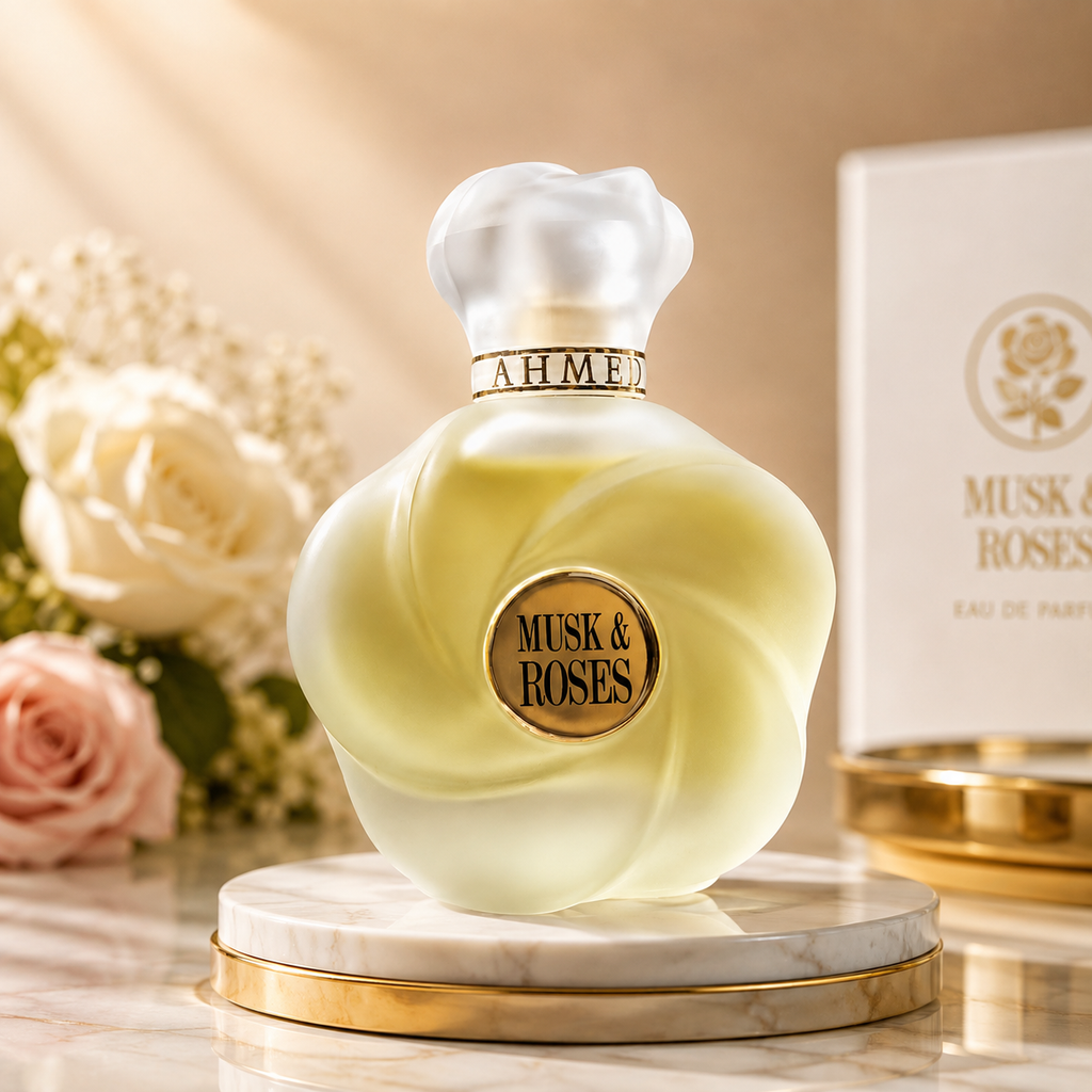 Ahmed Al Maghribi Musk & Roses Eau de Parfum 75ml