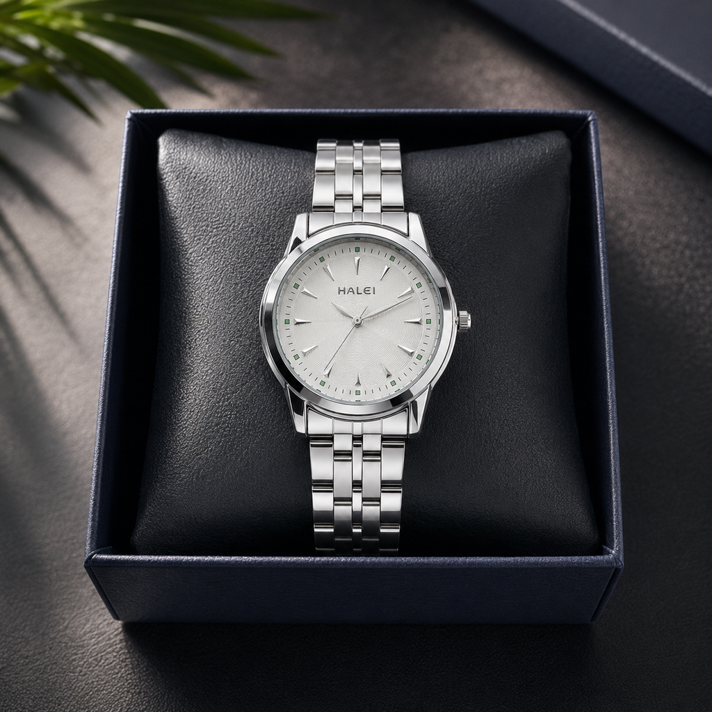 HALEI Men’s Stainless Steel Watch