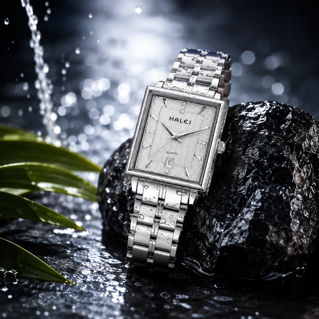 HALEI Men’s Stainless Steel Watch