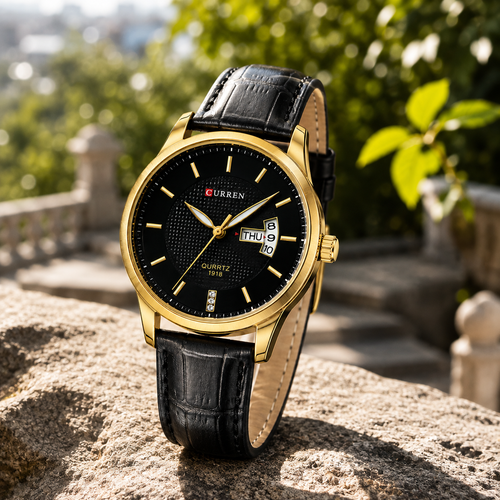 CURREN Men’s Leather Watch