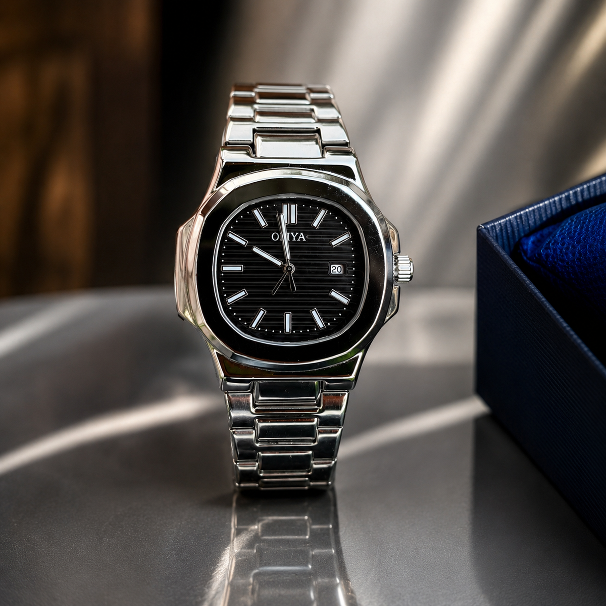 OLIYA Men’s Stainless Steel Watch