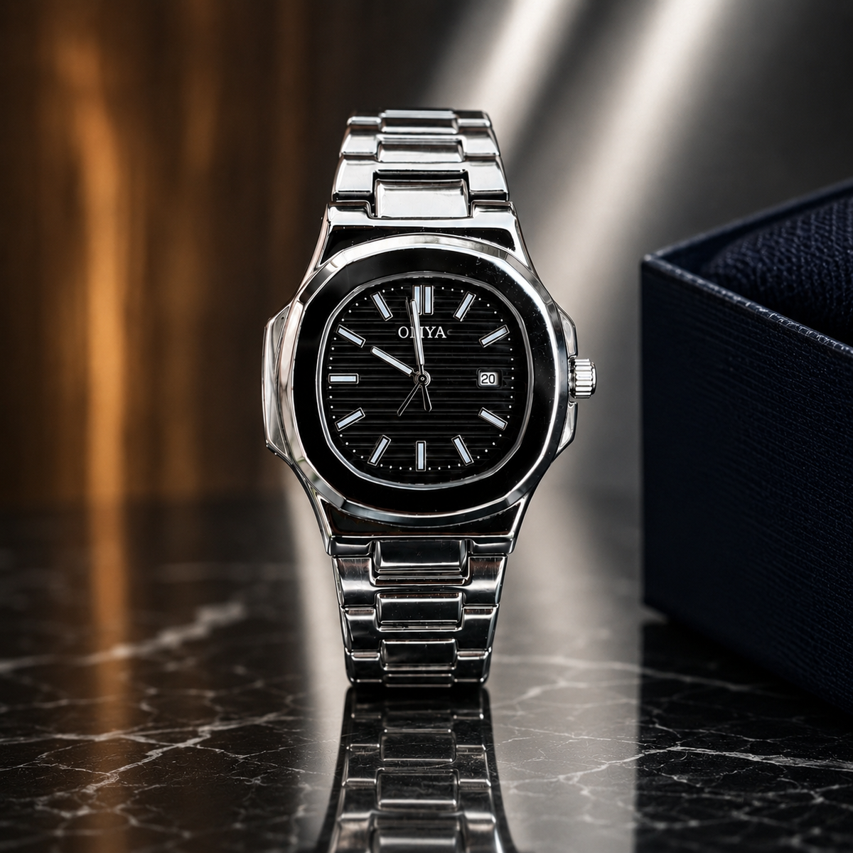 OLIYA Men’s Stainless Steel Watch