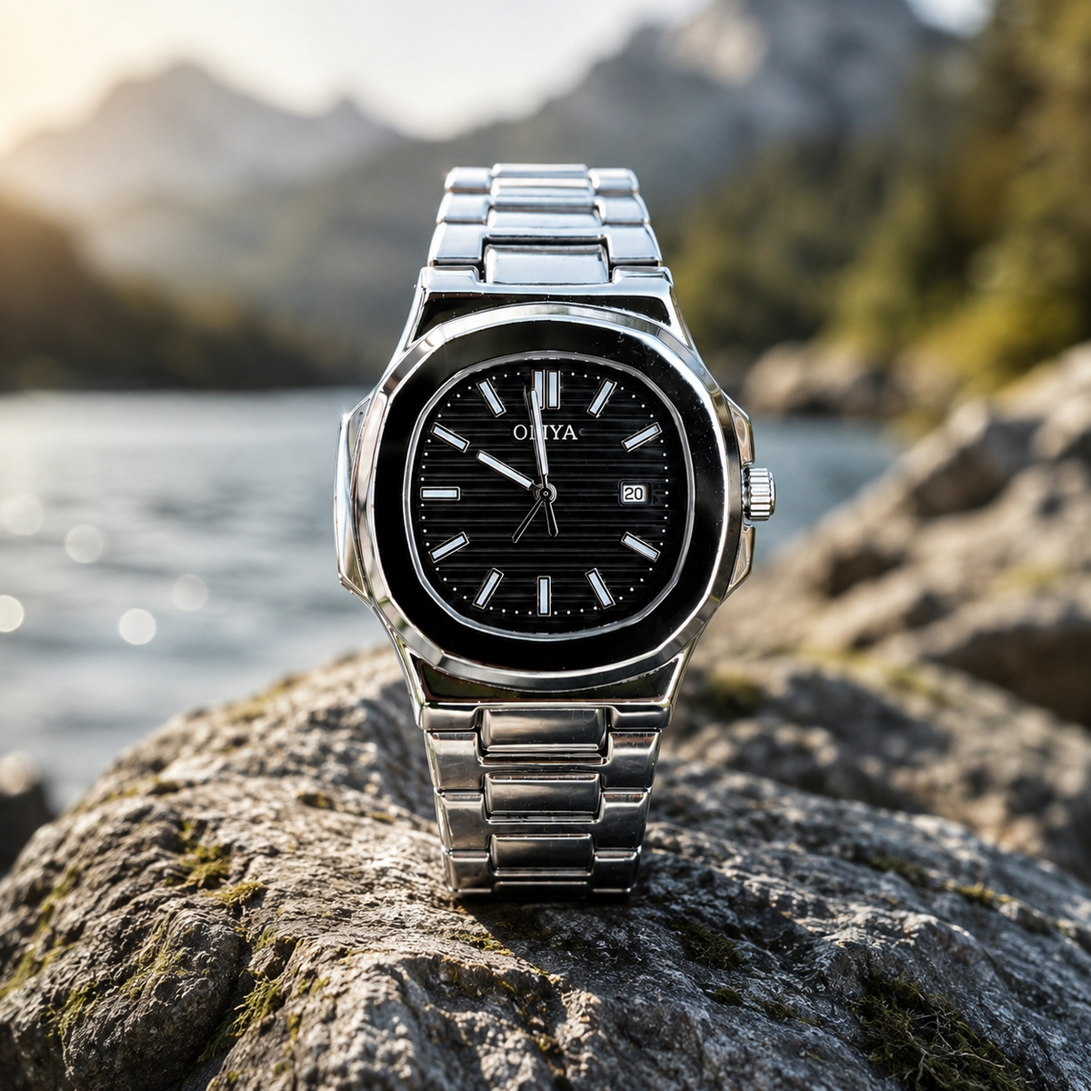 OLIYA Men’s Stainless Steel Watch