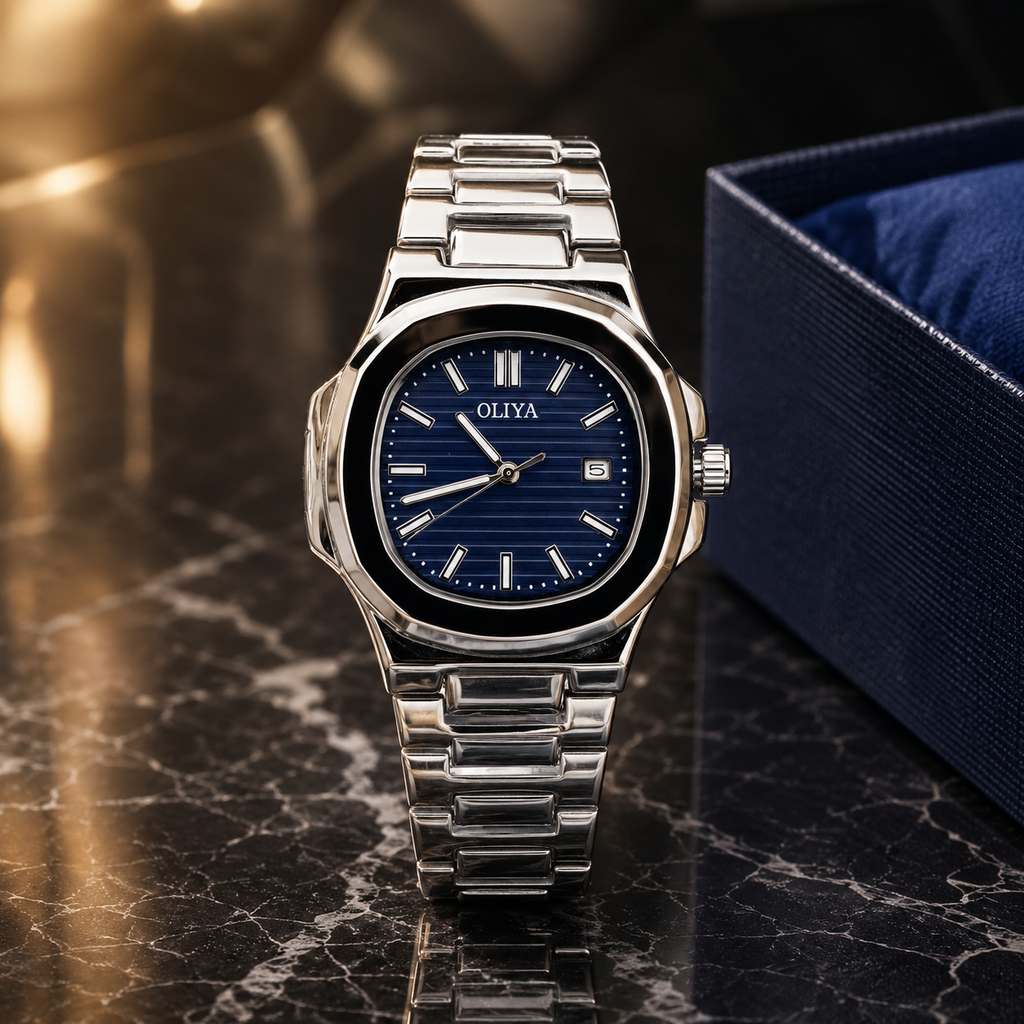 OLIYA Men’s Stainless Steel Watch