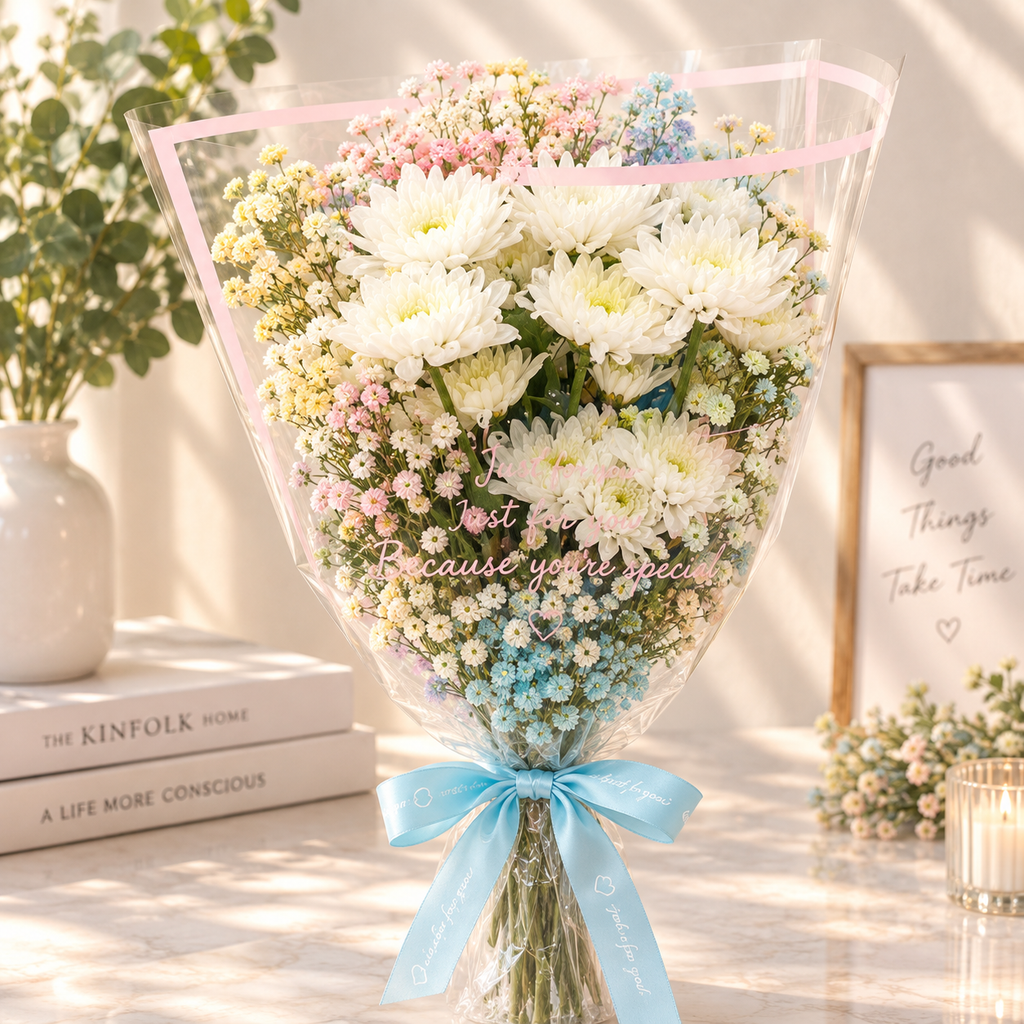 Pastel Bouquet in Sunlit Elegance